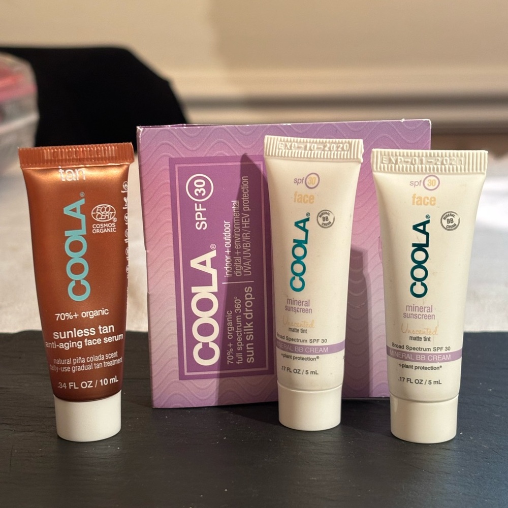 COOLA Sunless Tan Serum and Mineral Sunscreen Trio